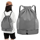Yuecjian Strandrucksack | Schwimmausrüstungstasche Für Männer,Leichter Sandgeschützter Reise Rucksack Für Sport Urlaub Picknick Camping