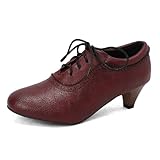 Damen Neue Außenhandel Frauen Schuhe Wildleder Flach Mund High Heels Schuhe Dicke Reise Mit Frühling Und Herbstt für Den Täglichen Gebrauch Bequem Modische Damenschuhe Halbschuhe Highheels