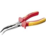TOOLCRAFT TO-6796773 VDE Telefonzange 40° gebogen 200 mm