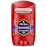Old Spice Rockstar Deostick 50ml, 24/7 Frischhh bei Täglicher Anwendung, Langanhaltender Duft in Parfumqualität, Schützt vor Gerüchen, Ohne Aluminiumsalze