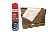 Würth- Reifenpflege-Schaum | Reifenschaum + 1 Microfasertuch Classic gratis
