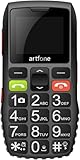 artfone C1 Seniorenhandy ohne Vertrag | Dual SIM Handy mit Notruftaste | Rentner Handy große Tasten | 2G GSM Handy | Großtastenhandy mit Ladegerät und Kamera|1400 mAh Akku Lange Standby-Zeit