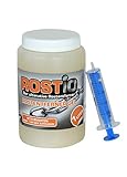 Rostio Hocheffektiver Rostumwandler/Rostentferner Gel 1 Liter | Entroster für Auto, Fahrrad, Metall, Edelstahl, Chrom …