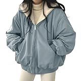 Damen-Wintermantel aus Plüsch und verdickter Lammwolle, lockere Kapuze, Baumwolljacke auf beiden Seiten, 3 x Damen-Wintermantel, blau, XXL