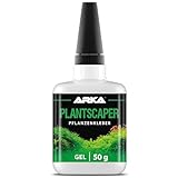 Aquarium Pflanzenkleber – ARKA Plantscaper 50 g Gel – für Aquascaping, Moos & Deko – haftet sofort & tropft nicht – ideal für Wurzeln & Steine – schadstofffrei & sicher – für Süßwasseraquarien