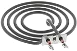 Qualtex Universal-Kochplatte, 17,8 cm, 4 Drehungen, 240 V, Spiralelement, 1800 W