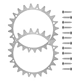 Verzinktes Blech-Rasenmäher-Spikes für Worx L, 225 mm Roboter-Rasenmäher-Radspikes mit 12 Schrauben, Traktionsverbesserung für Roboter-Rasenmäher