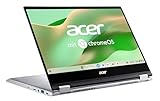 Acer Chromebook Spin 514 (CP514-1H-R9PJ) Laptop | 14' FHD Touch-Display | AMD Athlon Silver 3050C | 4 GB RAM | 64 GB eMMC | AMD Radeon Grafik | Google ChromeOS | Silber