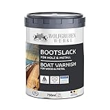 Bootslack Parkettlack Schiffslack Holzlack Seidenglänzend Anthrazitgrau für Holz Boot Schiff - 750ml