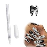 Thoquene 3D Nagellack Stift, DIY Linie Graffiti Nagellackstift for Frauen und Maniküre Werkzeuge