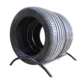 Reifenregal Reifenständer Felgenbaum Reifenbaum Tragbar Reifenträger/Felgenhalterung, Einstellbar Schwarz Reifennabenständer für Drinnen/draußen Lagerhaus Depotkeller, Tragfähigkeit 200kg ( Size : 2 t