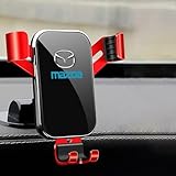 JHGFVBG Handyhalterung Auto, Für Mazda MX-5 Miata NA NB NC ND 1990-2019 2020 2021 2022 2023 2024, Lüftung Handyhalter, Auto Zubehör, 360° Drehbar, Auto Rückspiegel Sitz hängend Clip,A