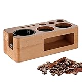 Genérico Tamper-Station, multifunktionaler rutschfester Siebhalter, Organizerhalter für Kaffeepresse, für Geschäft, Bar, Schlafzimmer, Küche, Esszimmer und Arbeitsplatte