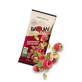 Baouw- Energie-Riegel 50g x12 - EXTRA Himbeere-Pistazie - Langanhaltender Energieschub - Natürliche Zutaten und ohne Zuckerzusatz - Glutenfrei