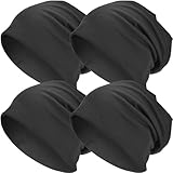 EINSKEY Mütze Herren Damen Dünne Slouch Beanie Hat Leicht Atmungsaktiv Sportmütze Übergangsmützen für Joggen, Fahrradfahren, Schlafen, Haarausfall, Chemo