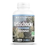 Bio Artischocke 1200 mg pro Tag - Cynarine - 400 Tabletten | Premium Naturprodukt & Rein pflanzlich