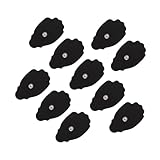 OATIPHO 10 Stück Wiederverwendbare Elektroden Pads aus Latexfreiem Stoff Flexible Klebepads für Muskelstimulatoren Kompatibel mit 3,5 mm Schnappverbinder Hautfreundlich für Physiotherapie