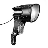 toptrek Fahrradlicht Dynamo StVZO Zulassung 6v-58v Fahrradlampe Vorne Nabendynamo LED Fahrradbeleuchtung OSRAM 60 Lux Fahrrad Scheinwerfer IPX5 Wasserdicht