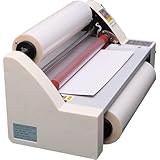 ylpddmm Heiß- und Kaltlaminierung,Laminiergerät, Rollenlaminiergerät für Sprühbilder, Fotos, Urkunden,350 mm Maxima,einstellbare, völlig geräuschlose Laminiermaschine
