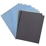 Schleifpapier 1000/1500/2000/3000/4000/5000 Körnung Trockenes Nassschleifpapier für Holz 9x11 Zoll, Metallschleifen und Autopolieren Holzmöbel Finishing Schleifen