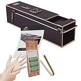 Marderfalle Lebendfalle - Wiederverwendbare Rattenfalle - Verkleidet mit Birkensperrholz Tierfalle Garten - Premium Marderfallen von Profis empfohlen - Robuste Ausführung (ST75, SMALL, 75x20x17,5cm)