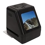 Mobiler Filmscanner, All in One Film und Diascanner, Filmscanner mit 2 Zoll Bildschirm, Konvertieren von Dias in 12 MP JPG Digitalfotos, Übertragungsoptionen für 135 126 110 8 Mm