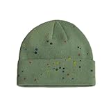 PURRL Unisex Warme weiche Strickmützen Herren Wintermützen Damen Totenkopf Hüte Mädchen einfarbige Beanies (Farbe: 45, Größe: 55-60 cm)