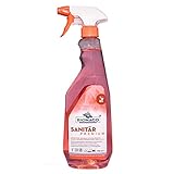 BIONACO Premium Sanitär Reiniger, 750 ml, Badreiniger extra stark für Armaturen, nachhaltiges Reinigungsmittel für Kalk & Schmutz, Fertiglösung für glänzende & saubere Armaturen