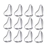 ORFOFE 12 Stück Teiliges Transparenter Eckenschutz Weicher Kantenschutz aus Langlebigem Stoßdämpfend und Abgerundet Einfache Montage Sicherer Schutz für Tisch Möbelkanten von Kindern und