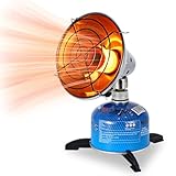 BORDEAG Tragbare Gasheizung, Gas Heizstrahler, Campingheizung, Gasheizung Heizstrahler Tragbare Heizung Gasheizstrahler Gasstrahler Strahler Wärmestrahler Für Outdoor Garten Camping