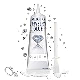100ml Schmucksteinkleber, Schmuckkleber, Schmuckkleber Extra Stark Transparent zum Verkleben von Bastelkleber Transparent, Schmuckkleber Transparent