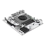 ROUAFWIT Mni ITX NAS Motherboard 8 Bay i5 8265U, 17X17cm PC Mainboard mit 2X 2.5GbE LAN, 2 x DDR4 Slot, 2 x NVMe, 1x PCI-Ex4, Support VT-x/VT-d, HD+DP 4K, Barebone