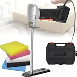 ZenSeFarin Elektrische Handsäge für Schwamm, Schaumstoffschneidmaschine, Schaumstoffschneidmaschine, professionelle Säge zum Schneiden von Schaumstoff und Schwamm mit Koffer AC-20CM