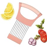 Zwiebelschneider zum Schneiden, Zwiebelscheibenhalter | Küchen-nschneider-Halter - Spülmaschinenfester Zerkleinerer-Schneidehalter für Zwiebeln, Fleisch,