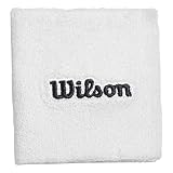 Wilson U Terry Logo Wristbands Bright White Unisex Schweißband weiß