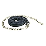 equi-deluxe Führkette Hengstkette Showkette Führleine mit Kette (Navy-Grün)