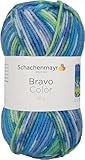 Schachenmayr Bravo Color, 50G Aqua Jacquard Handstrickgarne