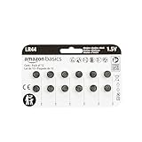 Amazon Basics LR44 Alkali-Knopfzellen, langanhaltende Leistung, frei von Quecksilber, 1,5 V, 12 Stück