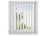 time4blinds - Lamellenvorhang - Vertikaljalousie - Lamellen für Büroarbeitsplätze und für Haus und Wohnung - Vorhang Flächenvorhang Schiebevorhang - 100x200 cm - Grau-beige