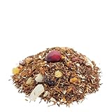 Rooibos Ananas-Kokos-Cranberry mit Ananas-Cranberry-Kokos-Geschmack, fruchtig, beeren-fruchtig, cremig-sahnig, frisch abgefüllt