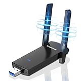 WONLINK WLAN Stick für PC, 1300Mbps WLAN Adapter USB 3.0 Dual Band mit 2 Antenna für PC/Desktop/Laptop, Internet Stick Antenne Kompatibel mit Windows 7/8.1/8/1/11, Mac OS 10.9~10.15