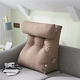 HEATHE Dreieck Keilkissen,Lesekissen,Erwachsene Rücken-Ruhe-Lounge-Kissen,Rückenkissen Bett/Sofa,für Lendenwirbelstütze,mit abnehmbarem Nackenrolle