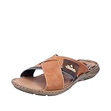 Rieker Herren 22099 Pantoletten, Braun (nut/nautic/zimt/navy/25), 47 EU