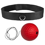 Boxen Reaktionsball - Reflex Training Anhänger, Punching-Reflexball | Fitness Reflex Drill, Erwachsene Fight Speed Punch Trainer, Anfänger Boxen Stirnband Set, Reaktionsball für Fitnessstudio