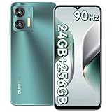 OUKITEL C36 Handy Ohne Vertrag 24GB+256GB/1TB,6,56 Zoll 90Hz Display 4G Smartphone Günstig Octa Core,5150mAh Akku,13MP Panorama Kamera,Dual SIM Android 14 Simlockfreie Handys,Fingerabdruck-Grün