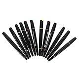 Homoyoyo 12 Stück Teiliges Doppelseitige Acrylmarker Wasserfeste Paint Marker Stifte mit Feiner und Breiter Spitze Multifunktionale und Zeichenstifte für DIY Keramik Leinwand und