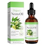 Bio-Neemöl – 2.36 Inches 60ml Haut Öl | Feuchtigkeitspendend Haar Nägel – Reduziert Wasserverlust Trockene Haut Glanz Fördern Gesunde Hąut Ideal Für Gesicht Körper Kopfhaut