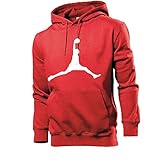 Generisch Basketball Dunk Männer Hoodie Sweatshirt Rot XL