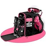 STYNGARD Skischuhtasche mit Helmfach und Stiefelfach [40 L] - Ski Stiefeltasche mit Umhängefunktion und Stauraum für Skizubehör - Tasche für Skischuhe Modell Zermatt