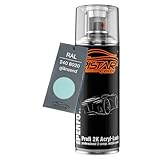 TRISTARcolor RAL 240 8020 Kristllblau glänzend 2K Acryl Spraydose Sprühdose Spritzlack Sprühlack 400 ml schnelltrocknend